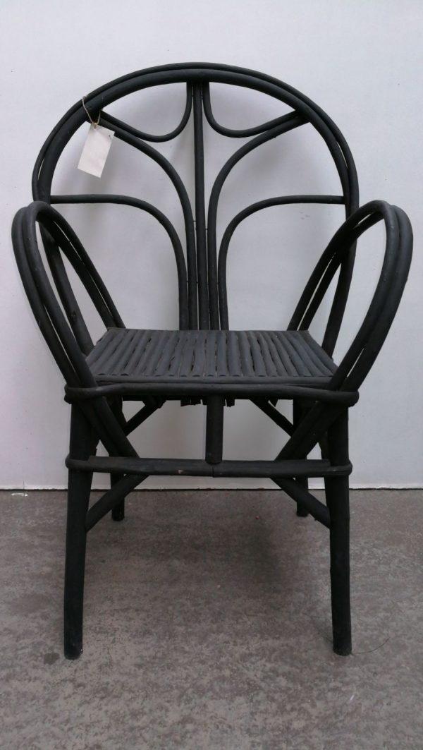 silla ratan negro 2